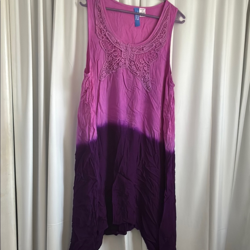 Purple Ombre Sleeveless Top